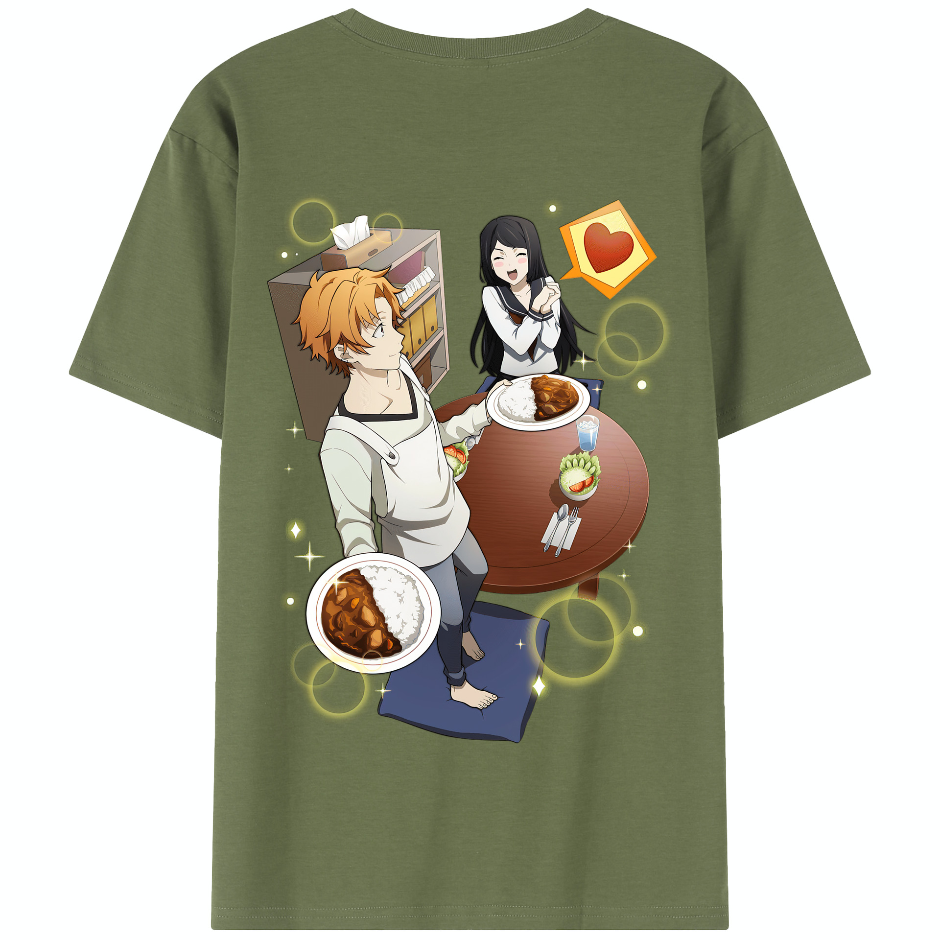 （画像用） 文豪ストレイドッグス Bungo Stray Dogs 綿100％半袖Tシャツ（背面プリント）